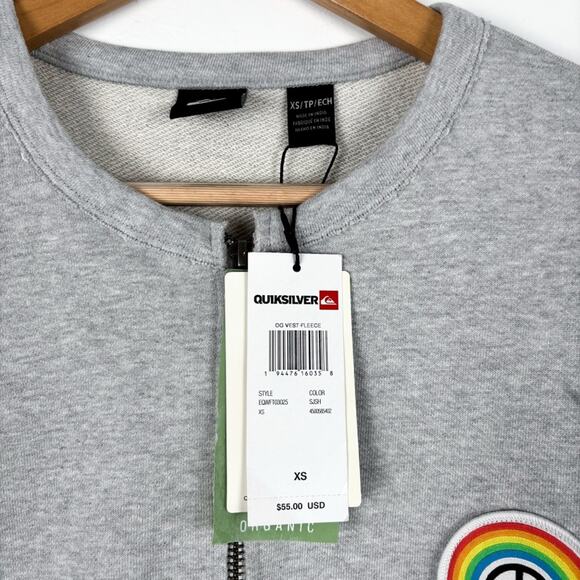 NWT Quicksilver Women’s Rainbow Zip Up Jacket - Picture 5 of 7